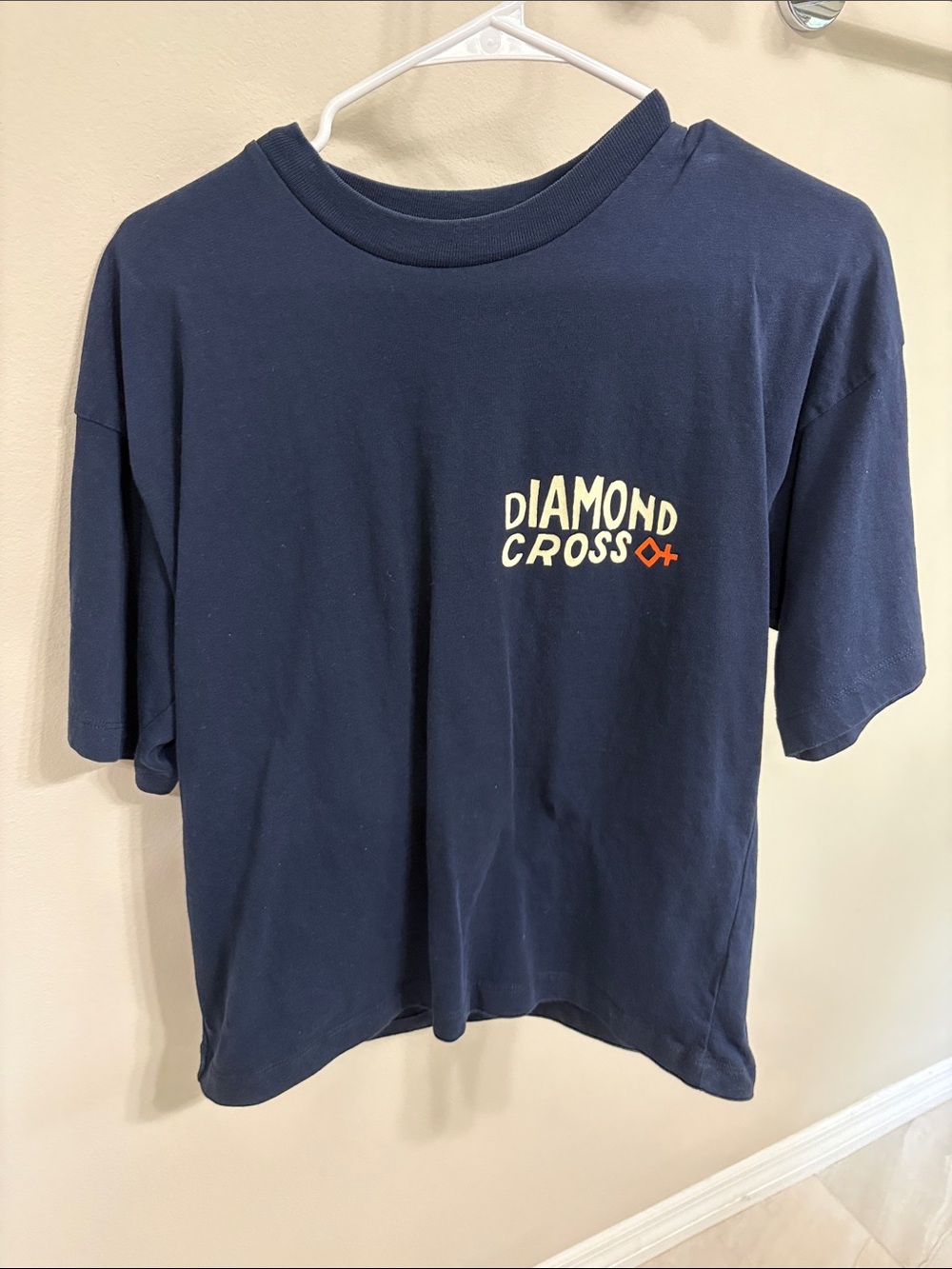 Diamond cross ranch Navy Tee - Picture 1 of 3